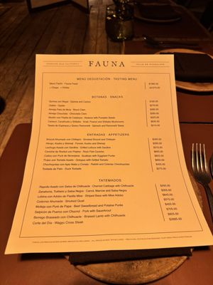 Menu photo 8 Fauna Guadalupe, BCN