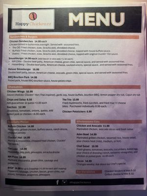 Menu photo 2 Happy Chickenzz Albuquerque, NM