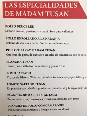 Menu photo 2 Madam Tusan Santiago, RM