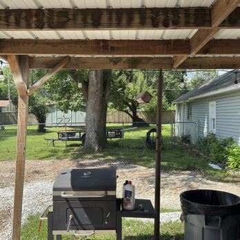 Woodall's Lawn Service - You can see the lean.... After being hit. - Junk Removal & Hauling Near Me Woodall's Lawn Service - You can see the lean.... After being hit. - Junk Removal & Hauling Near Me
