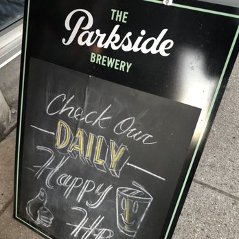AJ's Brooklyn Pizza Joint - Sandwich board outside~ - Pizza Near Me - Vancouver, British Columbia