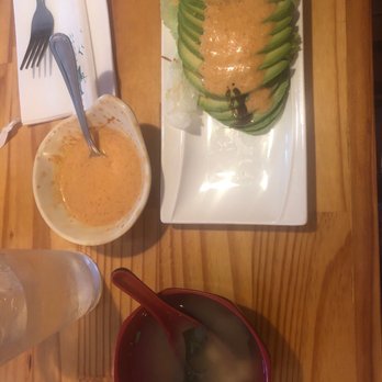 Yama Japan - Miso soup and avocado salad! - Sushi Bars Near Me - Sewell, New Jersey