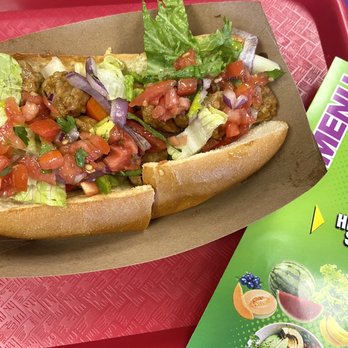 Lowhaa - Vegan sausage hoagie - Salad Near Me - Hollywood, Florida Lowhaa - Vegan sausage hoagie - Salad Near Me - Hollywood, Florida