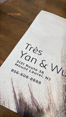 Très Yan & Wu by null