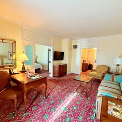 The Grand America Hotel - Living room of the executive view 1-king suite - we had such an amazing stay!