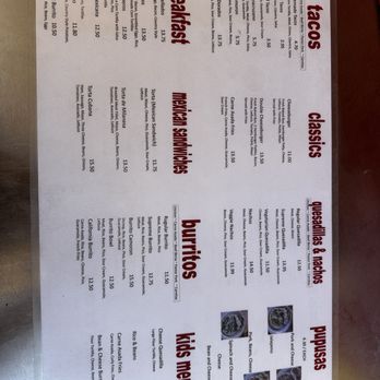 Cafeteria La Veracruzana - Menu - Tacos Near Me - Anderson, California