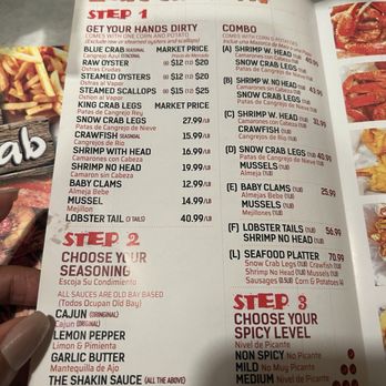 Shakin Crab - Menu - Cajun/Creole Near Me - Manassas, Virginia