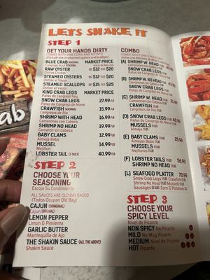Menu photo 3 Shakin Crab Manassas, VA