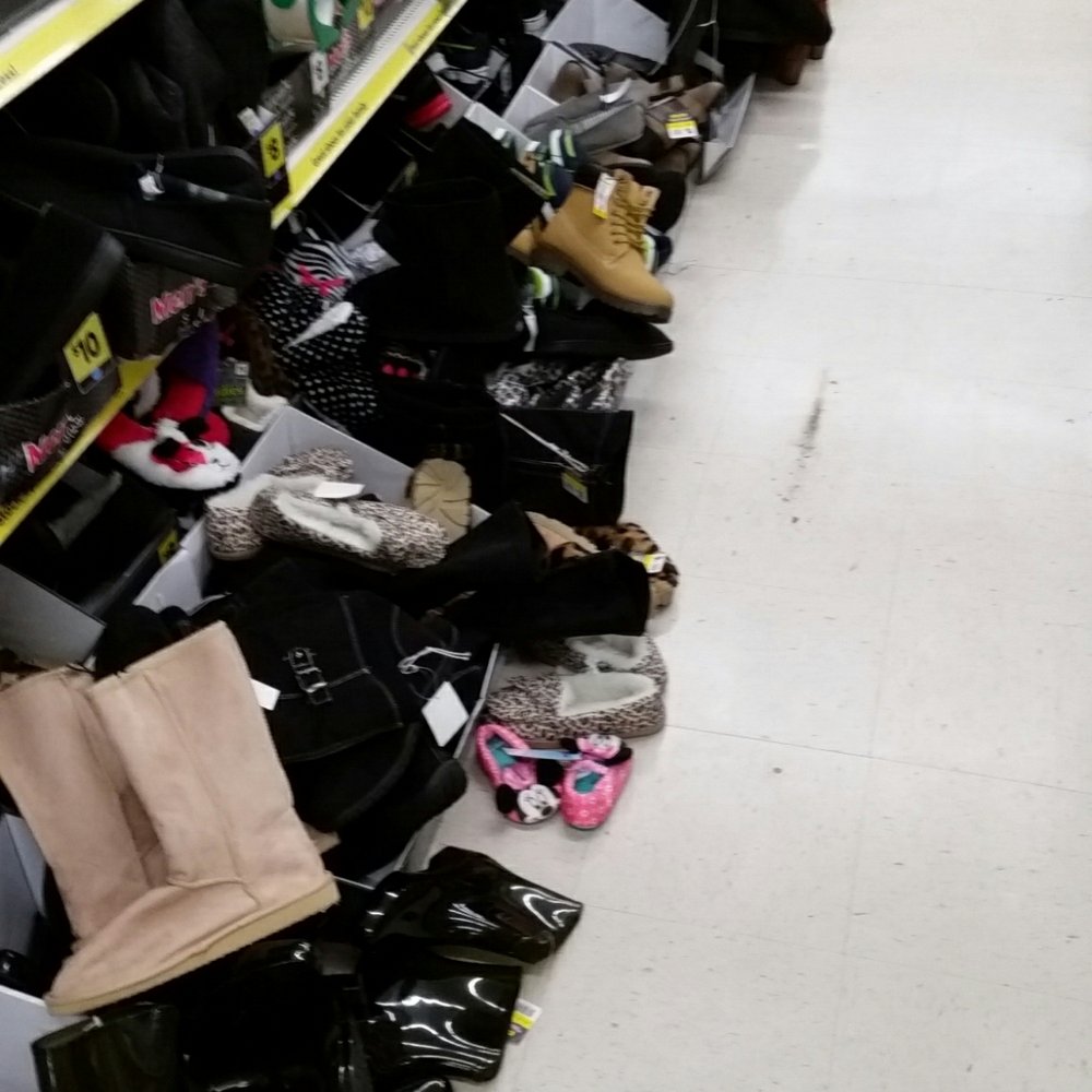 Dollar General - The shoe section at opening - Grocery Near Me - Hillsboro, Wisconsin Dollar General - The shoe section at opening - Grocery Near Me - Hillsboro, Wisconsin