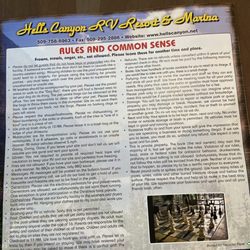 Hells Canyon Resort - MUST READ! Humor is awesome, written by owners.