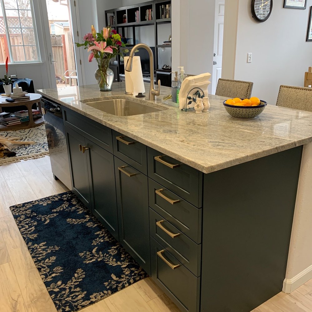 McM Custom Construction - a kitchen island in a home - General Contractors Near Me - Rohnert Park, California