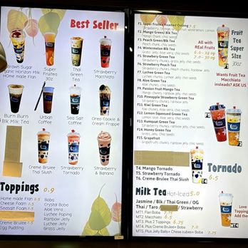 Urban Location Boba Tea House - Menu - Dec 2025 - Coffee & Tea Near Me - Placentia, California Urban Location Boba Tea House - Menu - Dec 2025 - Coffee & Tea Near Me - Placentia, California