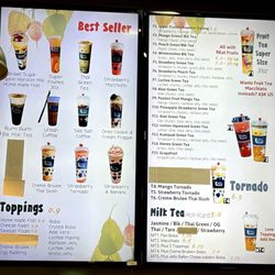 Urban Location Boba Tea House - Menu - Dec 2025