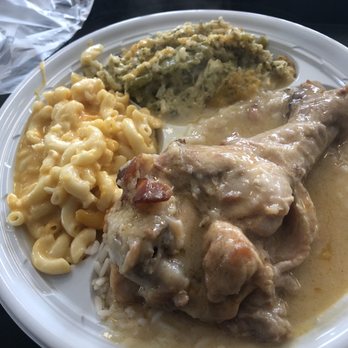 Londa's Place - Turkey Legs over rice, broccoli rice and cheese casserole and macaroni and cheese - Southern Near Me - Charlotte, North Carolina Londa's Place - Turkey Legs over rice, broccoli rice and cheese casserole and macaroni and cheese - Southern Near Me - Charlotte, North Carolina