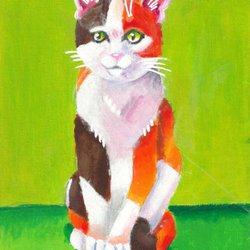 Drawn2Art - Los Gatos - Age 9, Acrylic