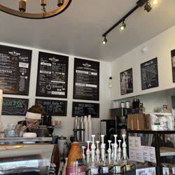 White Horse Coffee & Creamery - Register/menu