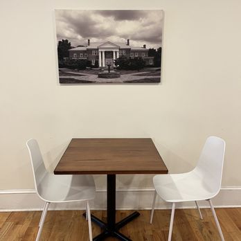 Dry Stack Roastery & Coffee Bar - two chairs and a table - Coffee Roasteries Near Me - Danville, Kentucky