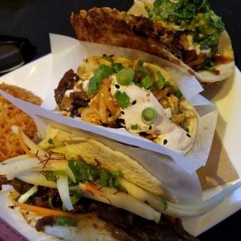 Yard House - Three tacos, pulled pork, korean rib, and vampire - Bars Near Me - Moorestown, New Jersey Yard House - Three tacos, pulled pork, korean rib, and vampire - Bars Near Me - Moorestown, New Jersey