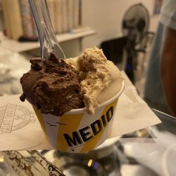 Gelato Davvero - Hazelnut, chocolate with orange