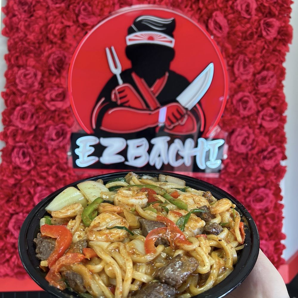 Ezbachi - Udon steak and shrimp inferno noodles - Noodles Near Me - Newark, California Ezbachi - Udon steak and shrimp inferno noodles - Noodles Near Me - Newark, California