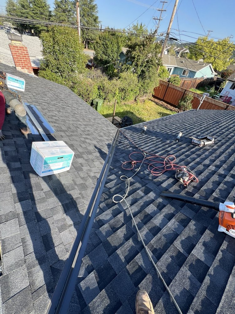 Slide of A’s Roofing