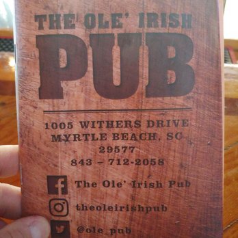The Ole' Irish Pub - Irish Pub Near Me - Myrtle Beach, South Carolina The Ole' Irish Pub - Irish Pub Near Me - Myrtle Beach, South Carolina