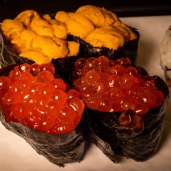 Sakura - Uni & Ikura. At least they have Uni but the ikura is STICKY & not fresh.