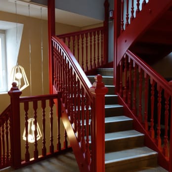 Hôtel D - Cute stairs, if you choose to use it :) - Hotels Near Me - Strasbourg, 67