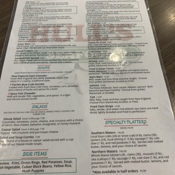 Hull's Seafood - Menu - Seafood Near Me - Ormond Beach, Florida