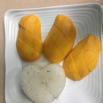 Thai Curry - Mango & Sticky Rice dessert. - Thai Near Me - Paramount, California