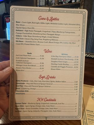 Menu photo 1 Union Avenue Bar and Eatery Fergus Falls, MN