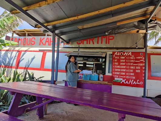 Kahuku shrimp box by null