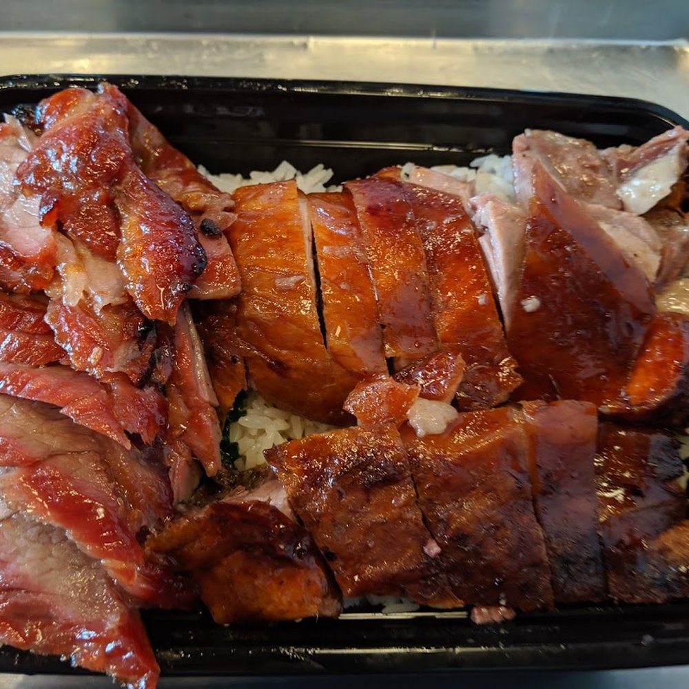 Tasty Box - Roast Duck Rice for $9 and added Char Siu for $2.75. Total after tax was $11.97 - Cantonese Near Me - Diamond Bar, California Tasty Box - Roast Duck Rice for $9 and added Char Siu for $2.75. Total after tax was $11.97 - Cantonese Near Me - Diamond Bar, California