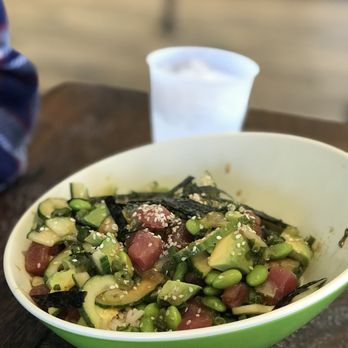 Green Tomato Grill - Hawaiian Ahi Tuna Poke Bowl - New American Near Me - Brea, California