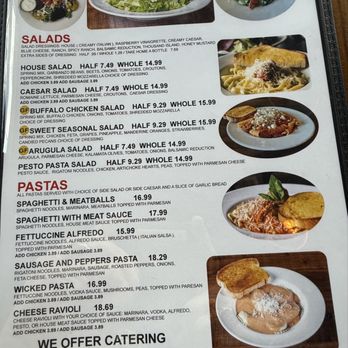 Wicked Peel Pizza Kitchen - Midvale - Menu pg2 - Pizza Near Me - Midvale, Utah