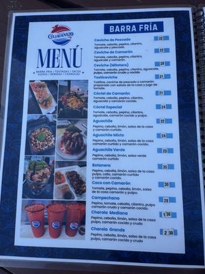 Menu photo 1 Culiacanazo Austin, TX