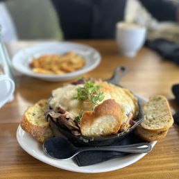 Baked Eggs a La Francaise