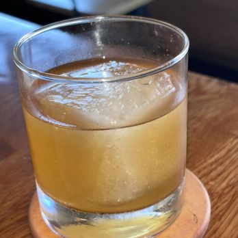 Wooden Paddle - OLD MONEY OLD-FASHIONED Buffalo Trace Bourbon, peach demerara syrup, sugar in the Raw, pallini peachcello, tiki bitters, cinnamon smoke - Pizza Near Me - Lemont, Illinois Wooden Paddle - OLD MONEY OLD-FASHIONED Buffalo Trace Bourbon, peach demerara syrup, sugar in the Raw, pallini peachcello, tiki bitters, cinnamon smoke - Pizza Near Me - Lemont, Illinois