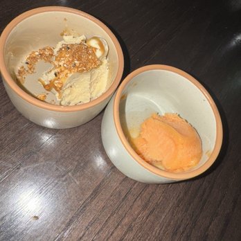 Pig and Tiger - Peach sorbet and ginger ice cream - Taiwanese Near Me - Denver, Colorado