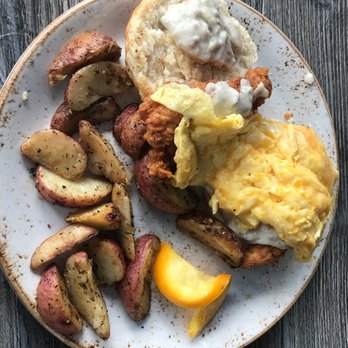 Clear Sky Cafe - The Heart Attack Biscuit was 11/10. You HAVE to try it! - New American Near Me - Clearwater, Florida Clear Sky Cafe - The Heart Attack Biscuit was 11/10. You HAVE to try it! - New American Near Me - Clearwater, Florida