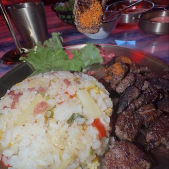 Galbi Korean Steakhouse - Pineapple fried rice with Wagyu filet - Korean Near Me - Shelton, Connecticut Galbi Korean Steakhouse - Pineapple fried rice with Wagyu filet - Korean Near Me - Shelton, Connecticut