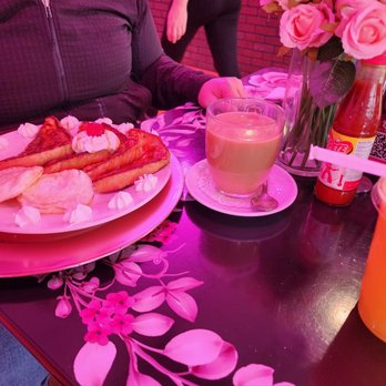 Tres Leches Bakery & Cafe - Coffee, pancakes with eggs and tres leches sauce on the side - Bakeries Near Me - Kearny, New Jersey Tres Leches Bakery & Cafe - Coffee, pancakes with eggs and tres leches sauce on the side - Bakeries Near Me - Kearny, New Jersey