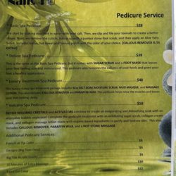 Nails 4 U - Pedicure Description and pricing as of March 2024