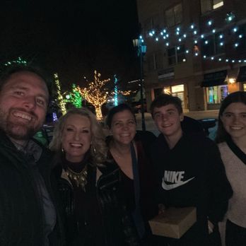 Courtyard Social - Christmas lights outside the restaurant - New American Near Me - Castle Rock, Colorado Courtyard Social - Christmas lights outside the restaurant - New American Near Me - Castle Rock, Colorado