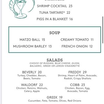Sadelle's - Menu as of 9/26/22 - Breakfast & Brunch Near Me - Las Vegas, Nevada