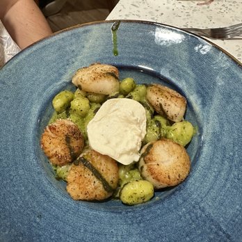 The Boathouse - Scallop and Pesto Gnocchi - Seafood Near Me - Saint Johns, Florida