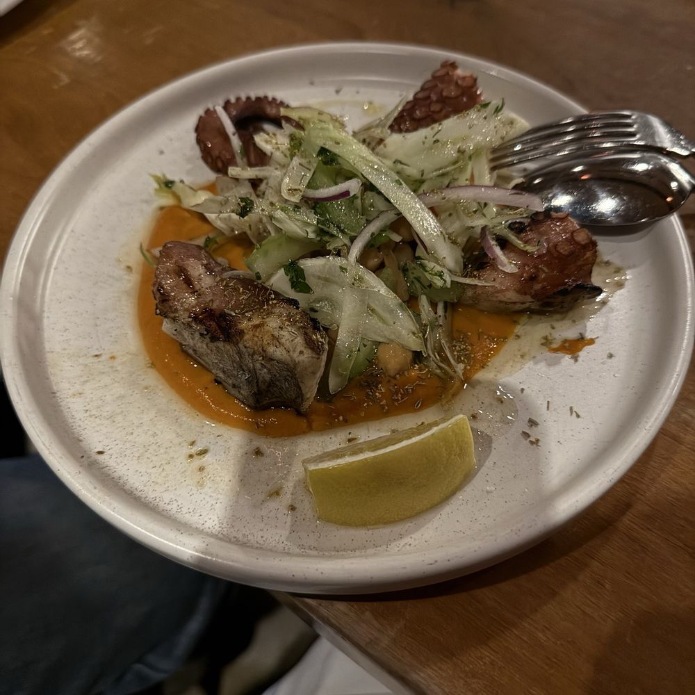 Selden Standard - Charred Octopus; winter 2025 - New American Near Me - Detroit, Michigan