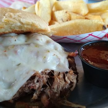 Gold Beach BBQ - Pulled pork and a side of fries. Very generous portion, I could not finish all of it. - Barbeque Near Me - Gold Beach, Oregon Gold Beach BBQ - Pulled pork and a side of fries. Very generous portion, I could not finish all of it. - Barbeque Near Me - Gold Beach, Oregon