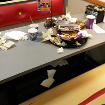 Chuck E. Cheese - Every table was like this.. - Pizza Near Me - Orange, California Chuck E. Cheese - Every table was like this.. - Pizza Near Me - Orange, California