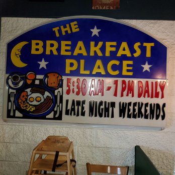 The Breakfast Place - Cool sign - Breakfast & Brunch Near Me - Erie, Pennsylvania The Breakfast Place - Cool sign - Breakfast & Brunch Near Me - Erie, Pennsylvania